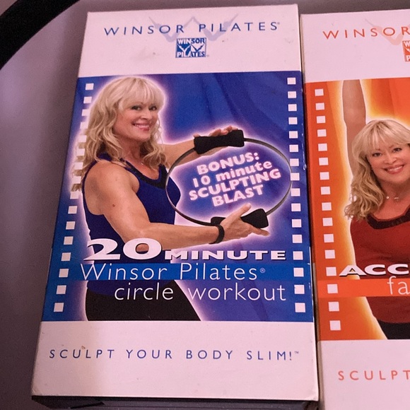 Winsor Pilates two VHS PLUS circle - Picture 2 of 3